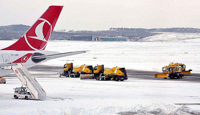 THY  İstanbul Havalimanı'ndan 57 Seferini İptal Etti