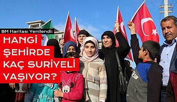 Türkiye'de Hangi Şehirde Kaç Suriyeli Yaşıyor?